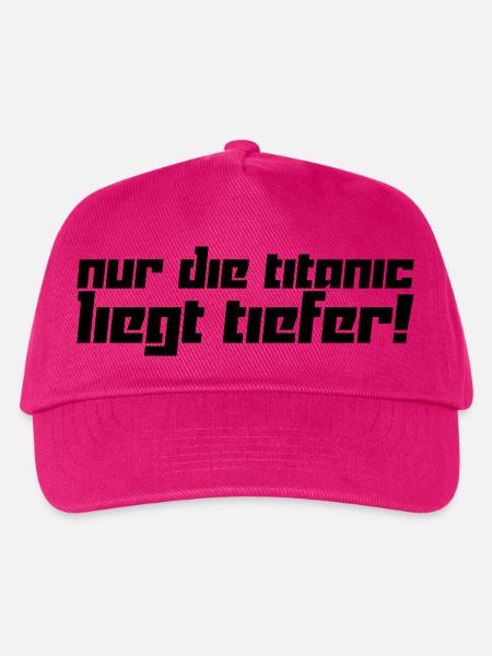 Nur die Titanic liegt tiefer! (Vektor) - Kinder Basecap - Fuchsia