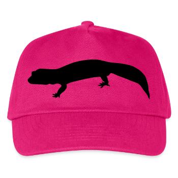 gecko silhouette - Kinder Basecap - Fuchsia - Vorne