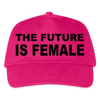 THE FUTURE IS FEMALE - Kinder Basecap - Fuchsia - Vorne