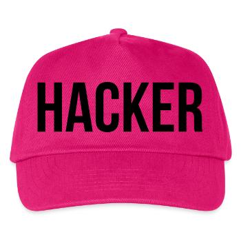 Hacker - Kinder Basecap - Fuchsia - Vorne