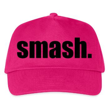 smash point s - Kids’ Baseball Cap - fuchsia - Front