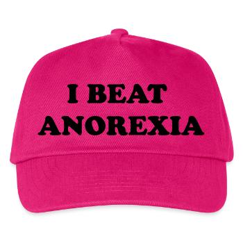 i beat anorexia - Kids’ Baseball Cap - fuchsia - Front