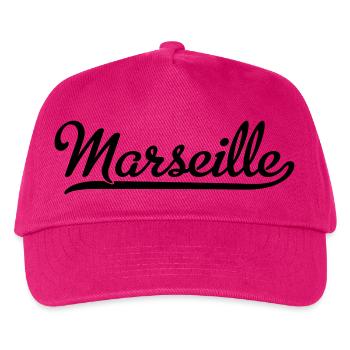 Marseille - Kinder Basecap - Fuchsia - Vorne