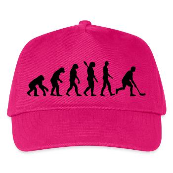Floorball Evolution - Kinder Basecap - Fuchsia - Vorne
