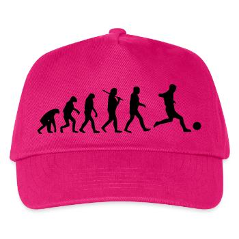 Evolution Fußball - Kinder Basecap - Fuchsia - Vorne