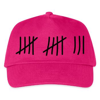 tage_zaehlen_13 - Kinder Basecap - Fuchsia - Vorne