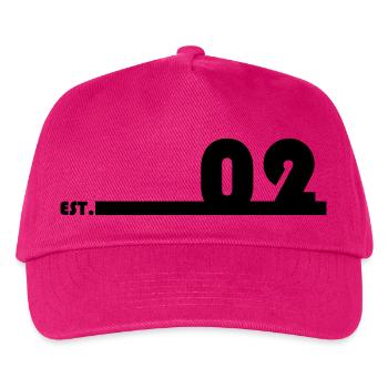 02_Black_Bauhaus93 - Kinder Basecap - Fuchsia - Vorne