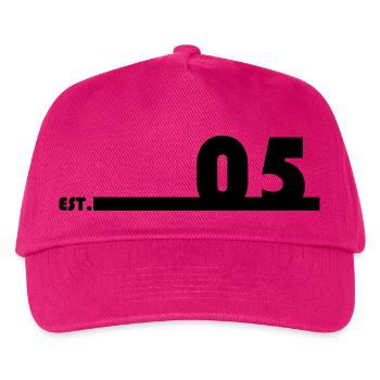 05_Black_Bauhaus93 - Kinder Basecap - Fuchsia - Vorne