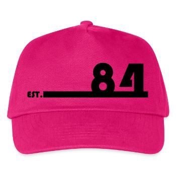 84_Black_Bauhaus93 - Kinder Basecap - Fuchsia - Vorne