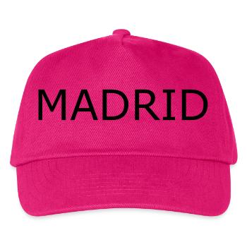 MADRID Geschenk - Kinder Basecap - Fuchsia - Vorne