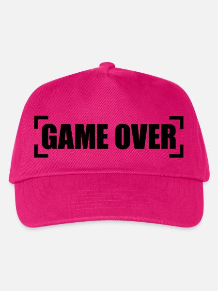 Game Over - Kinder Basecap - Fuchsia