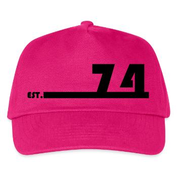 74_Black_Bauhaus93 - Kinder Basecap - Fuchsia - Vorne