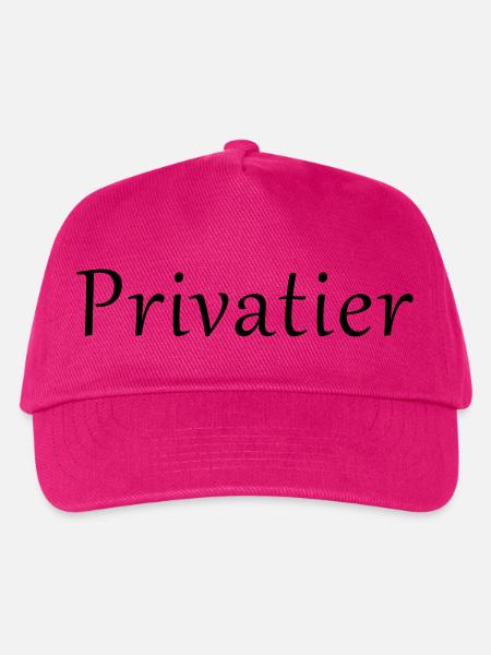 Privatier - Kinder Basecap - Fuchsia