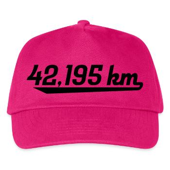 Marathon - Kinder Basecap - Fuchsia - Vorne