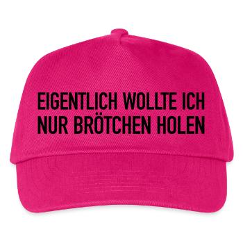 En fait, je voulais juste avoir du pain ... - Casquette de baseball Enfant - fuchsia - Devant