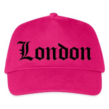 Old London - Kids’ Baseball Cap - fuchsia - Front