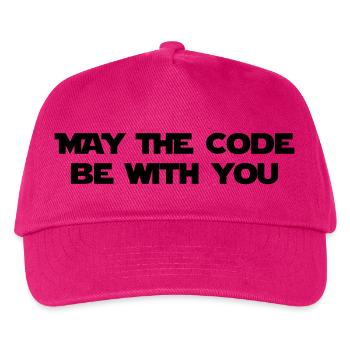 Computer / Geek / Programmierung / Game - Kinder Basecap - Fuchsia - Vorne
