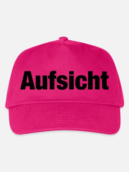 Aufsicht - Kinder Basecap - Fuchsia