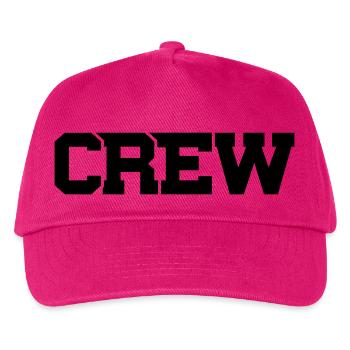 crew - Kinder Basecap - Fuchsia - Vorne