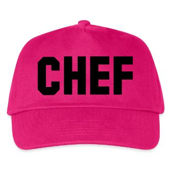 chef - Kinder Basecap - Fuchsia - Vorne