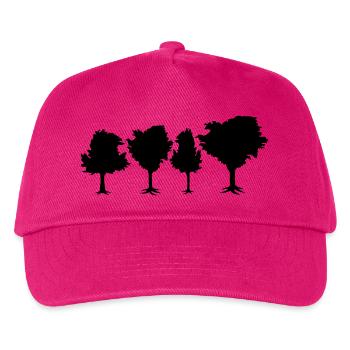 Trees - Kids’ Baseball Cap - fuchsia - Front