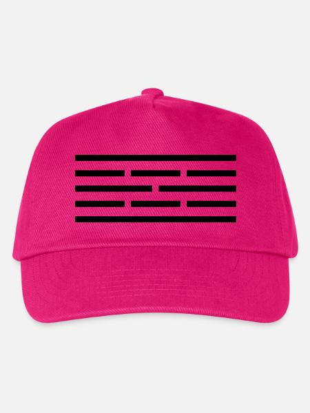 Symbol "Strahlenschutz" - Kinder Basecap - Fuchsia
