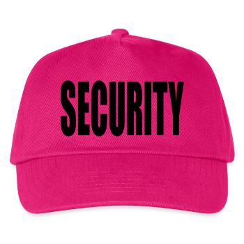 Security Graffiti Logo - Kinder Basecap - Fuchsia - Vorne