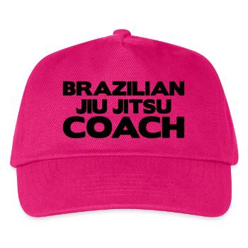brazilian jiu jitsu bjj coach - Kinder Basecap - Fuchsia - Vorne