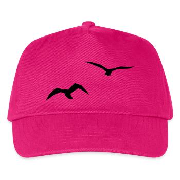 Birds - Kids’ Baseball Cap - fuchsia - Front