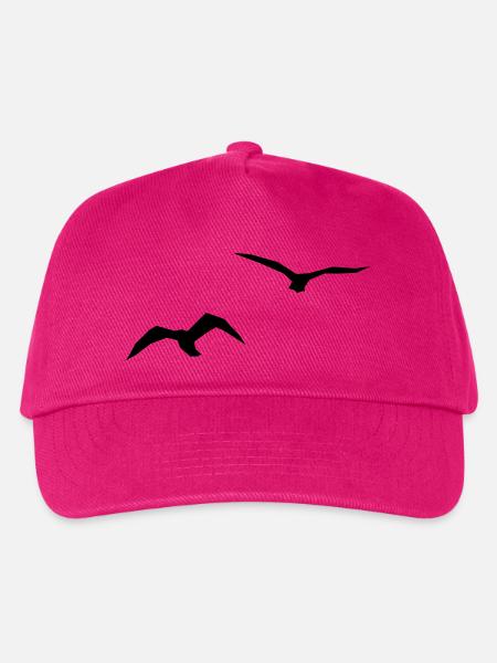 Vögel - Kinder Basecap - Fuchsia