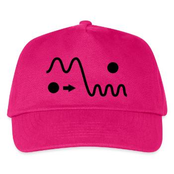 Doppler effect [monochrome] - Kids’ Baseball Cap - fuchsia - Front