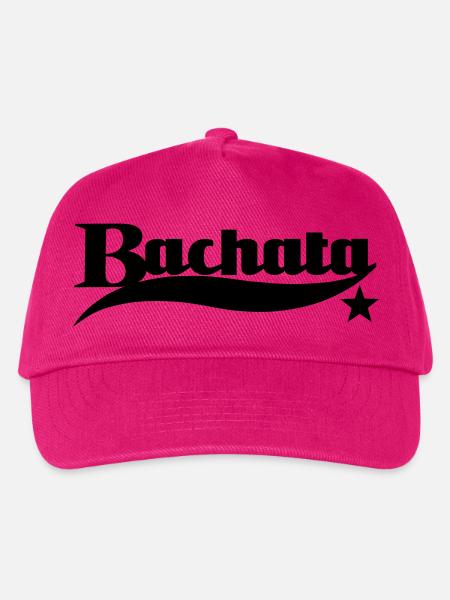 Bachata - Bachata Dance Shirt - Kinder Basecap - Fuchsia