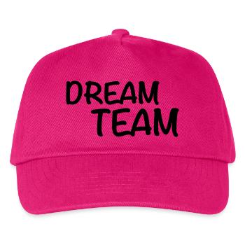 Dream Team - Kids’ Baseball Cap - fuchsia - Front