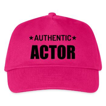 Theater / Theatre / Theaterleute / Schauspieler - Kinder Basecap - Fuchsia - Vorne