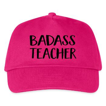 Lehrer - Kinder Basecap - Fuchsia - Vorne
