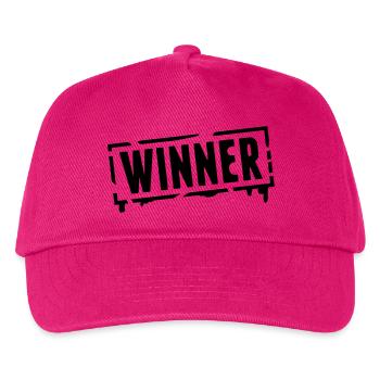 winner_stamp_grunge_g1 - Kinder Basecap - Fuchsia - Vorne