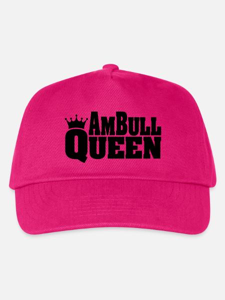 AMBULL QUEEN American Bulldog - Kinder Basecap - Fuchsia