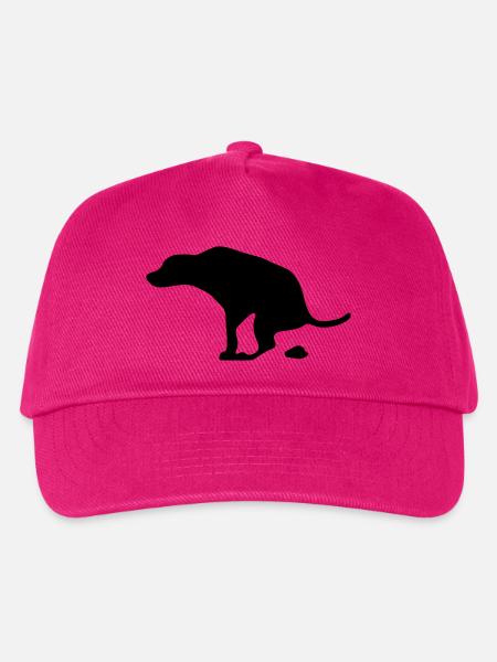 Hund - Kinder Basecap - Fuchsia