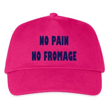 No pain no fromage - Kids’ Baseball Cap - fuchsia - Front