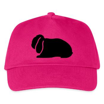 NHD Emblem Zwergwidder hase kaninchen widder - Kinder Basecap - Fuchsia - Vorne