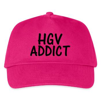hgv addict - Kids’ Baseball Cap - fuchsia - Front