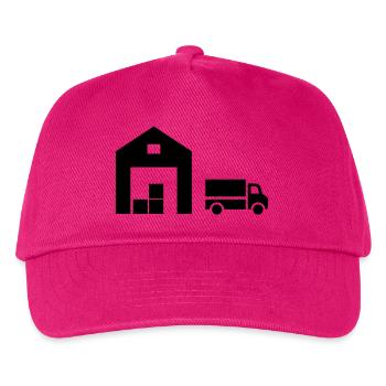 Logistik - Kinder Basecap - Fuchsia - Vorne