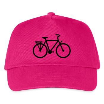 Fahrrad - Kinder Basecap - Fuchsia - Vorne