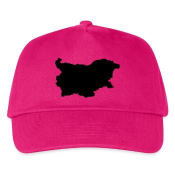 Bulgaria map - Kids’ Baseball Cap - fuchsia - Front