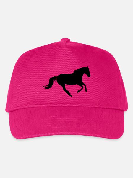 Pferd im Galopp - Kinder Basecap - Fuchsia