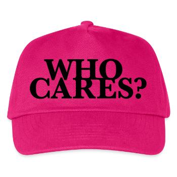 who cares so what who cares - Kids’ Baseball Cap - fuchsia - Front