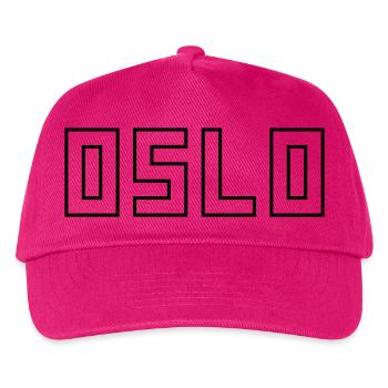 Oslo - Kinder Basecap - Fuchsia - Vorne