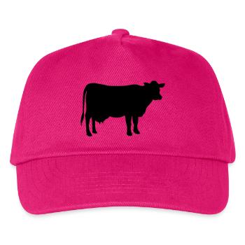 cow animal - Kids’ Baseball Cap - fuchsia - Front