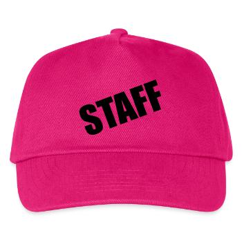 Staff - Kinder Basecap - Fuchsia - Vorne