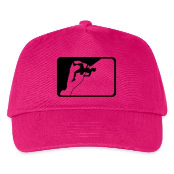 création de logo sport escalade - Casquette de baseball Enfant - fuchsia - Devant